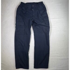 Propper Mens Tactical Pants 34/32 Blue‎ Cargo Elastic Waist Utility